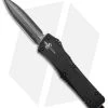 Marfione Custom Combat Troodon D/E OTF Knife Black (3.8" Cowry-X Damascus) -Knife Shop Marfione Custom Combat Troodon DE Black Cowry X Damascus 342 MCK BHQ 101039 jr