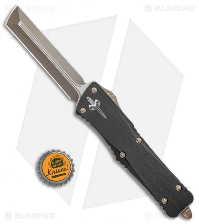 Marfione Custom Combat Troodon D/E OTF Knife BRZ HW (3.8" Hardedge Bronze Apoc) 6 Marfione Custom Combat Troodon D/E OTF Knife BRZ HW (3.8" Hardedge Bronze Apoc) - Image 4