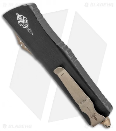 Marfione Custom Combat Troodon D/E OTF Knife BRZ HW (3.8" Hardedge Bronze Apoc) 5 Marfione Custom Combat Troodon D/E OTF Knife BRZ HW (3.8" Hardedge Bronze Apoc) - Image 3