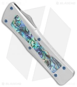 Marfione Custom Troodon Hellhound Tanto Stainless W/ Abalone (3" Mirror) 8 Marfione Custom Troodon Hellhound Tanto Stainless W/ Abalone (3" Mirror) -Knife Shop Marfione Custom Troodon Hellhound Tanto stainless abalone mirror BHQ 75765 er spine