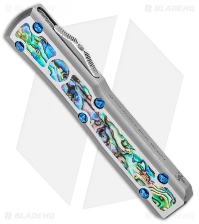 Marfione Custom Ultratech D/A OTF Automatic Knife Abalone (3.3" Mirror) 4 Marfione Custom Ultratech D/A OTF Automatic Knife Abalone (3.3" Mirror) - Image 2