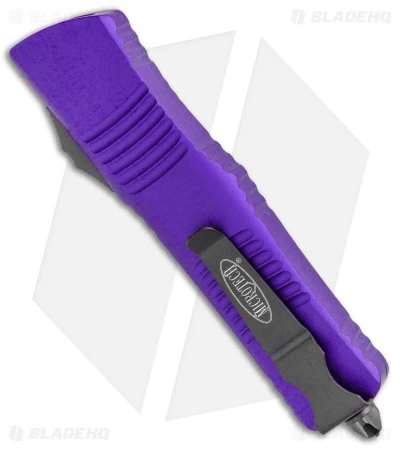 Microtech Combat Troodon S/E OTF Knife Purple (3.8" Black Plain) 5 Microtech Combat Troodon S/E OTF Knife Purple (3.8" Black Plain) - Image 3