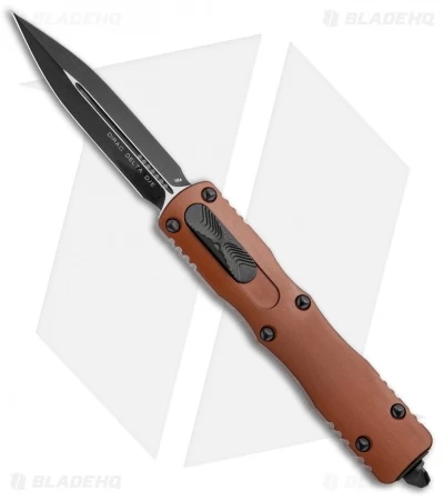 Microtech Dirac Delta OTF Automatic Knife Tan (3.75" Black) 227-1TA 3 Microtech Dirac Delta OTF Automatic Knife Tan (3.75" Black) 227-1TA