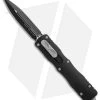 Microtech Dirac Delta Dagger OTF Automatic Knife Black (3.75" Black) 227-1 -Knife Shop Microtech Dirac Delta Dagger OTF Auto Black Black 227 1 BHQ 96393 jr