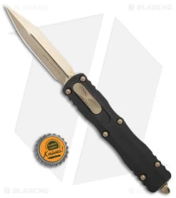 Microtech Dirac Delta Dagger OTF Automatic Knife (3.75" Bronze) 227-13 -Knife Shop Microtech Dirac Delta Dagger OTF Auto Bronze STD 227 13 BHQ 139344 jr bottlecap