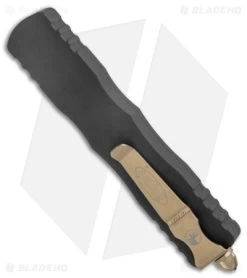 Microtech Dirac Delta Dagger OTF Automatic Knife (3.75" Bronze) 227-13 -Knife Shop Microtech Dirac Delta Dagger OTF Auto Bronze STD 227 13 BHQ 139344 jr side