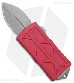 Microtech Exocet Dagger CA Legal OTF Automatic Knife Red (1.9" Apocalyptic)