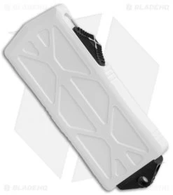 Microtech Exocet Stormtrooper CA Legal OTF Automatic Knife White (1.9" White) -Knife Shop Microtech Exocet Storm Trooper DE OTF Auto 157 1ST BHQ 114581 jr spine