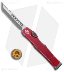 Microtech Halo VI Hellhound OTF Knife Red Distressed (4.4" Apocalyptic) -Knife Shop Microtech Halo VI Hellhound OTF Red Distressed Apocalyptic 519 10DRD BHQ 93007 jr bottlecap