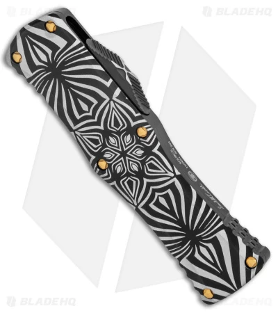 Microtech Hera Source OTF Automatic Knife Dagger Black/Gold (3" Black) 702-1TSOS 4 Microtech Hera Source OTF Automatic Knife Dagger Black/Gold (3" Black) 702-1TSOS - Image 2