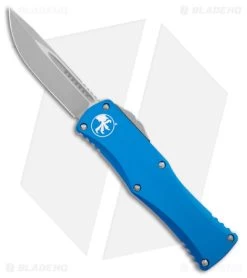 Microtech Hera S/E OTF Automatic Knife Blue Aluminum (3" Apocalyptic)