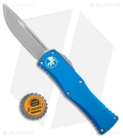 Microtech Hera S/E OTF Automatic Knife Blue Aluminum (3" Apocalyptic) -Knife Shop Microtech Hera SE OTF Auto Blue Aluminum Apocalyptic BHQ 179049 jr bottlecap