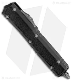Microtech Makora Signature D/E OTF Automatic Knife Black (3.4" Apocalyptic) -Knife Shop Microtech Makora Signature DE OTF Auto Black Aluminum Apocalyptic BHQ 144025 jr spine