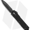 Microtech Scarab II Dagger Anodized Alloy W/ DLC (3.75" Two-Tone Apocalyptic) -Knife Shop Microtech Scarab II Dagger Anodized Alloy DLC Dagger Black SW BHQ 12619 jr