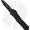 Microtech Signature Combat Troodon Delta D/E OTF Auto Knife Black (3.75" Shadow) -Knife Shop Microtech Signature Series Combat Troodon Delta DE OTF AK 3in Shadow BHQ 146589 td