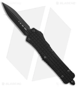 Microtech Signature Combat Troodon Delta D/E OTF Auto Knife Black (3.75" Shadow)
