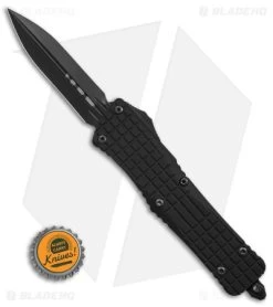 Microtech Signature Combat Troodon Delta D/E OTF Auto Knife Black (3.75" Shadow) -Knife Shop Microtech Signature Series Combat Troodon Delta DE OTF AK 3in Shadow BHQ 146589 td size