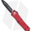 Microtech Troodon D/E OTF Automatic Knife Red (3" Black) 138-1RD -Knife Shop Microtech Troodon DE OTF Auto Red Black 138 1RD BHQ 18882 jr