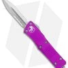 Microtech Troodon D/E OTF Automatic Knife Violet (3" Stonewash Serr) 2 Microtech Troodon D/E OTF Automatic Knife Violet (3" Stonewash Serr) -Knife Shop Microtech Troodon DE OTF Auto Violet SW Serr 138 11VI BHQ 97850 jr