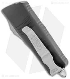 Microtech Troodon Mini T/E CA Legal OTF Automatic Knife Black (1.9" Apocalyptic) -Knife Shop Microtech Troodon Mini TE CA Legal OTF Auto Black Apocolyptic 240 10AP BHQ 122203 jr side