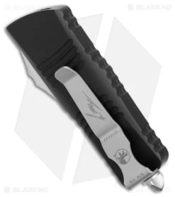 Microtech Mini Troodon Hellhound Signature Series OTF Automatic Knife(1.9" SW) -Knife Shop Microtech Troodon Mini Troodon Hellhound Signature Series OTF Auto SW BHQ 179054 jr side