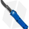 Microtech Troodon S/E OTF Automatic Knife Blue (3" Black Serr) 139-2BL -Knife Shop Microtech Troodon SE OTF Auto Blue Black Serr 139 2BL BHQ 26225 jr