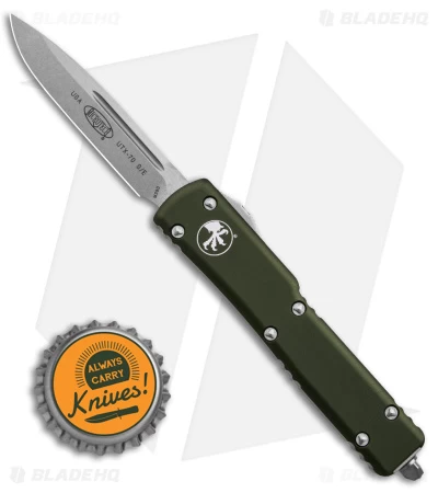 Microtech UTX-70 S/E OTF Automatic Knife OD Green (2.4" Stonewash) 148-10OD 6 Microtech UTX-70 S/E OTF Automatic Knife OD Green (2.4" Stonewash) 148-10OD - Image 4