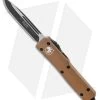 Microtech UTX-70 S/E OTF Automatic Knife Tan (2.4" Two-Tone) 148-1TA -Knife Shop Microtech UTX 70 S E OTF Automatic Knife Tan 2.4 Two Tone 148 1TA BHQ 26645 LS
