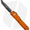 Microtech UTX-70 Tanto D/A OTF Automatic Knife Orange (2.4" Black) 149-1OR -Knife Shop Microtech UTX 70 Tanto DA OTF Auto Orange Black BHQ 6124 jr