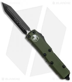 Microtech UTX-85 Spartan OTF Automatic Knife OD Green (3.125" Black) 230-1OD