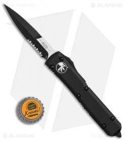 Microtech Ultratech Bayonet OTF Auto Knife Tactical Black (3.4" Black Serr) 9 Microtech Ultratech Bayonet OTF Auto Knife Tactical Black (3.4" Black Serr) -Knife Shop Microtech Ultratech Bayonet Tactical CC black serr BHQ 31226 er bottlecap