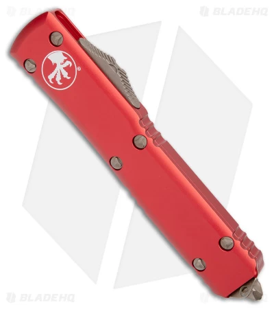 Microtech Ultratech D/E OTF Automatic Knife Red Alum (3.4" Bronze Apocalyptic) 4 Microtech Ultratech D/E OTF Automatic Knife Red Alum (3.4" Bronze Apocalyptic) - Image 2