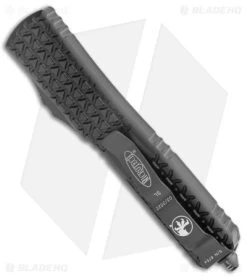 Microtech Ultratech Dagger OTF Automatic Knife Black (3.4" Red) Sith Lord -Knife Shop Microtech Ultratech Dagger OTF Auto Black Red Sith Lord BHQ 34415 jr side 2