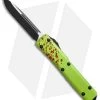 Microtech Ultratech S/E OTF Knife Green Zombie Tech CC (3.4" Black) 121-1Z -Knife Shop Microtech Ultratech SE green zombie tech CC black BHQ 72381 er