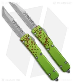 Microtech Ultratech Zombie Tech Hellhound+Warhound OTF Automatic Knife Set