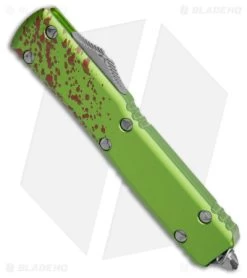 Microtech Ultratech Zombie Tech Hellhound+Warhound OTF Automatic Knife Set -Knife Shop Microtech Ultratech Zombie Tech HellhoundWarhound OTF Automatic Knife Set BHQ 181952 td k2 spine