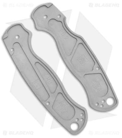 Original GOAT Spyderco PM2 Replacement Scales - Pineapple/Aluminum/Buff 4 Original GOAT Spyderco PM2 Replacement Scales - Pineapple/Aluminum/Buff - Image 2