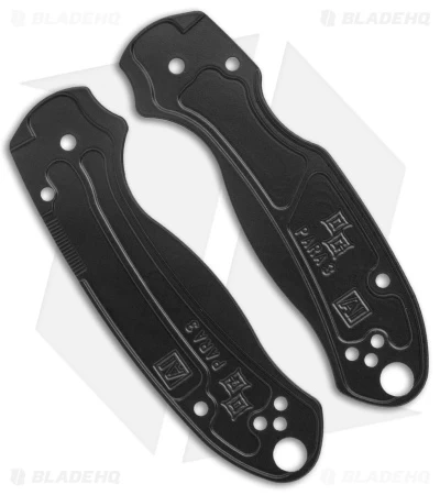 Original GOAT Spyderco Para 3 Replacement Scales - OG1/Aluminum/Black 4 Original GOAT Spyderco Para 3 Replacement Scales - OG1/Aluminum/Black - Image 2