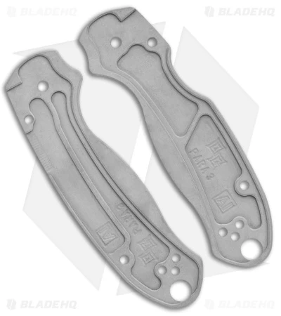 Original GOAT Spyderco Para 3 Replacement Scales - Pineapple/Aluminum/Buff 4 Original GOAT Spyderco Para 3 Replacement Scales - Pineapple/Aluminum/Buff - Image 2