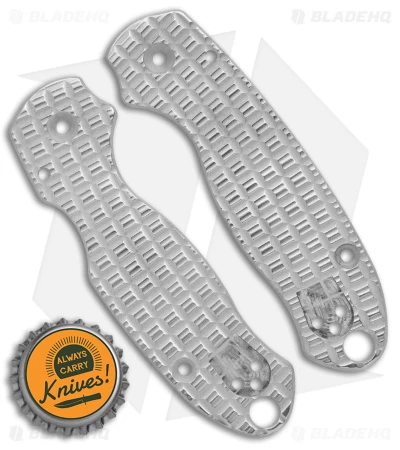 Original GOAT Spyderco Para 3 Replacement Scales - Pineapple/Aluminum/Buff 5 Original GOAT Spyderco Para 3 Replacement Scales - Pineapple/Aluminum/Buff - Image 3