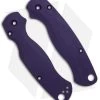 Flytanium Custom Purple G-10 Lotus Scales For Spyderco Paramilitary 2 -Knife Shop PM2 Lotus Scales Purple G 10 BHQ 124133 jr