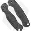 Flytanium Custom Shred Carbon Fiber Lotus Scales For Spyderco Paramilitary 2 -Knife Shop PM2 Lotus Scales Shredded CF BHQ 124128 jr