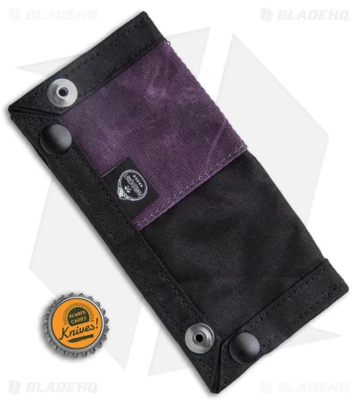 PNW Bushcraft EDC Travel Tray - Black/Purple Waxed Canvas 6 PNW Bushcraft EDC Travel Tray - Black/Purple Waxed Canvas - Image 4