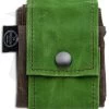 PNW Bushcraft Rugged Waxed Foraging Pouch Hip Bag - Brown OD/Green Canvas -Knife Shop PNWBushcraft Brown OD Green Waxed Canvas Hip Pouch BHQ 176410 jr