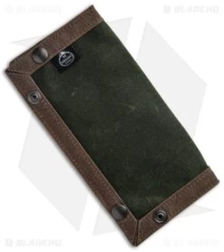 PNW Bushcraft EDC Travel/Dump Tray - Brown/OD Green Waxed Canvas