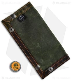 PNW Bushcraft EDC Travel/Dump Tray - Camo/OD Green Waxed Canvas -Knife Shop PNWBushcraft Camo OD Green Waxed Canvas Travel Dump Tray BHQ 176406 jr bottlecap
