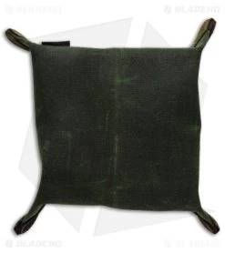 PNW Bushcraft EDC Travel/Dump Tray - Camo/OD Green Waxed Canvas -Knife Shop PNWBushcraft Camo OD Green Waxed Canvas Travel Dump Tray BHQ 176406 jr bottom