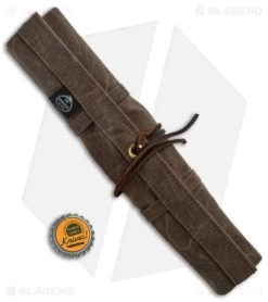 PNW Bushcraft Maple Pocket Knife Roll Waxed Canvas - Brown -Knife Shop PNWBushcraft Maple Pocketknife Roll Brown Waxed Canvas BHQ 176414 jr bottlecap