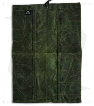 PNW Bushcraft Maple Pocket Knife Roll Waxed Canvas - OD Green 5 PNW Bushcraft Maple Pocket Knife Roll Waxed Canvas - OD Green - Image 3
