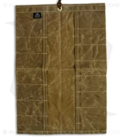 PNW Bushcraft Maple Pocket Knife Roll Waxed Canvas - Tan -Knife Shop PNWBushcraft Maple Pocketknife Roll OD Green Waxed Canvas BHQ 176415 jr open